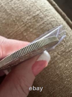 1969 Panama 5 Balboas Silver Coin Ley 0900 Large Crown Size