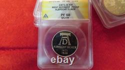 1971 D 5 Marks West Germany Proof Albrect Durer Anacs Pf68 Dcam