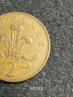 1971 D. G. REG. F. D Queen Elizabeth II New Pence 2 Coin #1