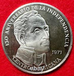 1971 Panama 20 Balboas 4.2 Toz..925 Silver Proof