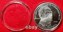 1971 Panama 20 Balboas 4.2 Toz..925 Silver Proof