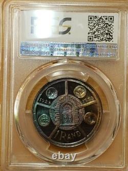1974 South Africa 1 Rand Silver 50th Annv. Pretoria Mint Toned PCGS MS67 1464