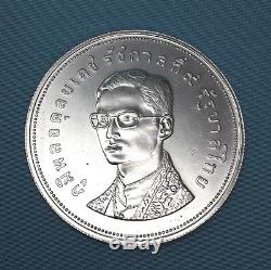 1974 Thailand Rama IX, King Bhumibol Adulyadej, 100 Baht Silver World Coin, DEER