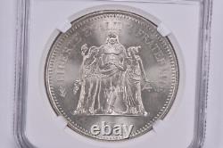 1975 France 50 Francs Silver MS65 NGC Brown Label 1975 France 50 Francs Silver MS65 NGC Brown Label