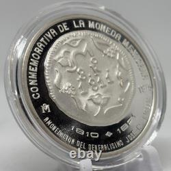 1975 Mexico Numismatic Society Silver Medal Jose Morelos SUD 8 Reales