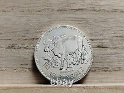 1976 15 Ringgit Malaysia Silver Coin (Agong VI Conservation)