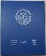 1976 Complete Blue Fao World 34-coin Album With Silver/proof Coins As Issued
