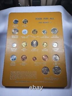 1976 FAO Money Food For All Contains Silver Pages 2, 3, 3A, 4, 4A 5 Page Lot