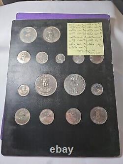 1976 FAO Money Food For All Contains Silver Pages 2, 3, 3A, 4, 4A 5 Page Lot