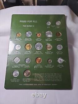 1976 FAO Money Food For All Contains Silver Pages 2, 3, 3A, 4, 4A 5 Page Lot