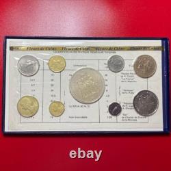1976 France (9) Coins Specimen Fdc Set. 87 Oz Silver Bu Hercules Monnaie Box+coa