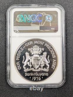 1976 PF 68 ULTRA CAMEO Guyana $10 Cuffy Collective Responsibility RARE