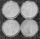 1977 Mexico 100 Cien Pesos Set Of 4 Coins 1 Oz, Content. 72 Silver Uncirculated
