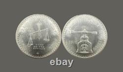 1978 MEXICO ONZA SILVER Troy COIN Nice Ley. 925 Lowest Mintage BU