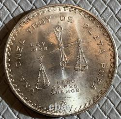 1978 Mexico Onza Silver Coin Unc