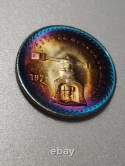 1979 Casa De La Moneda Mexico Una Onza De Plata Monster Bullseye Toner