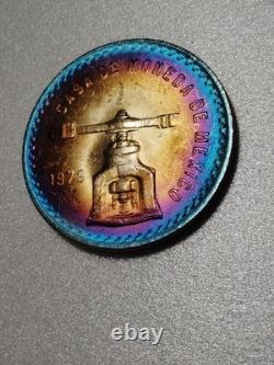 1979 Casa De La Moneda Mexico Una Onza De Plata Monster Bullseye Toner