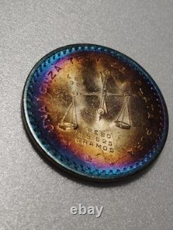 1979 Casa De La Moneda Mexico Una Onza De Plata Monster Bullseye Toner