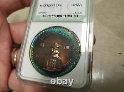 1979 Mexico Silver Onza Coin Genuine NTC Ungraded! #S78