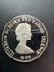 1979 Turks Caicos 10 Crowns Silver Coin Featuring Prince Charles