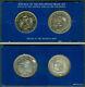 1981 Philippine 50 Pope Paul Visit & 25 World Food Day Coin Silver Set