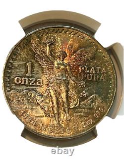 1984 1 Onza Libertad Toned NGC MS67 Lettered Edge A High Grade Toned Beauty