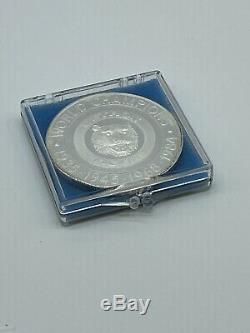 1984 World Champions Detroit Tigers Commemorative. 999 Silver Coin (Very Rare)