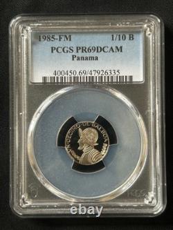 1985-FM Panama 1/10 Balboa PR-69 DCAM PCGS