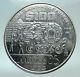 1985 Mo Mexico Fifa World Cup 1986 Football Genuine Silver 100 Peso Coin I82431
