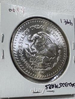 1985-Mo Mexico 1 Silver Onza
