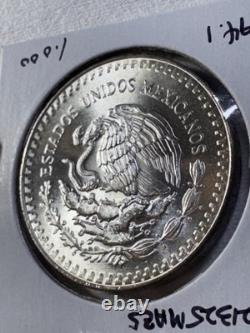 1985-Mo Mexico 1 Silver Onza