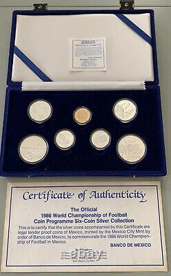 1986 World Championship of Football Gold & Silver Proof Set