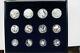 1986 World Cup Mexico Silver Proof Set (12 Coins25p, 50p, 100p), Display Case W Coa