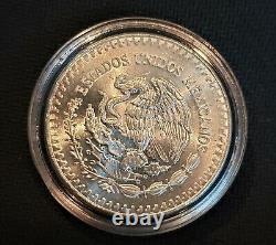 1987 MEXICO Silver LIBERTAD 1oz. 999 SILVER UNCIRCULATED With CAPSULE