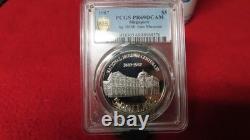1987 SINGAPORE Centenary National Museum PCGS PR69 - 925 si-lver