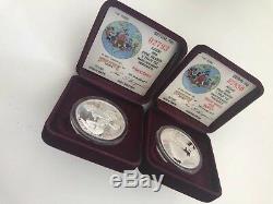 1988 Disney Around the World Rarities Mint 7 Coin. 999 Silver Complete Set