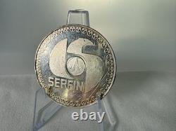 1989 Mexico 125 Aninersario Silver Proof SERFIN 1 onza