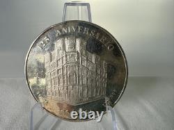 1989 Mexico 125 Aninersario Silver Proof SERFIN 1 onza