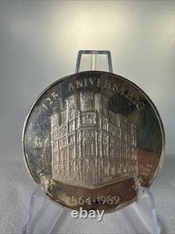 1989 Mexico 125 Aninersario Silver Proof SERFIN 1 onza