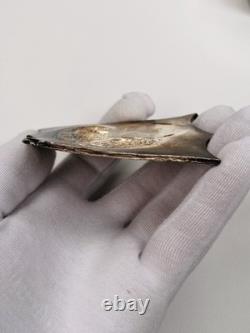 1990 Mexico 100,000 Pesos Silver Pattern KM#? Pn245 Test Strike Plate Toned Error