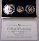 1991 1995 World War Ii 50th Anniversary Coins 3 Coin Proof Set $5 Gold Coin