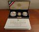1991 1995 World War Ii 50th Anniversary Coins 3 Coin Proof Set $5 Gold Coin