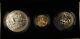 1991-95 Us Mint World War 2 Commem 3 Coin Silver & Gold Unc Set As Issued Dgh