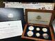 1991 World War Ii 50th Anniversary 6-coin Set Coa Ogb Includes Gold And Silver