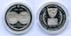 1994 Isle Of Man 10th Anniversary 1 Oz 999 Silver Manx Angel Ltd Ed Of 750 Proof