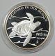 1994 Mexico 5 Pesos Proof 1 Oz Silver Ridley Sea Turtle