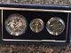 1994 U. S. Mint World Cup Soccer Gold & Silver 3 Coin Proof Set Box/coa