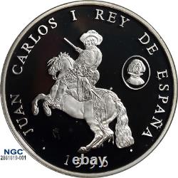 1995M Spain 10K P Velázquez Forge of Vulcan NGC PF 69 UC with Case +COA Top Grade