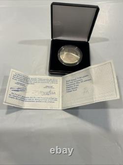 1995 SPAIN TORCH ATLANTA OLYMPICS SILVER 1000 PESETAS, Mint Boxed with Cert