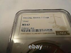 1996 Mexican Libertad Graded Ms 67 By Ngc